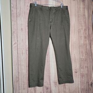 Polo Ralph Lauren Men's Chino Stretch Straight Fit  Olive Green Pants 40/30
